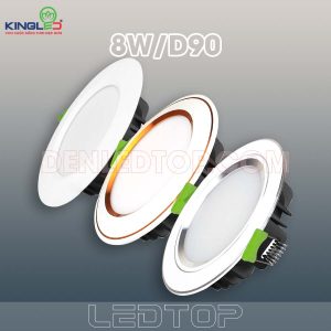 Đèn downlight 8W D90 DOB Kingeco