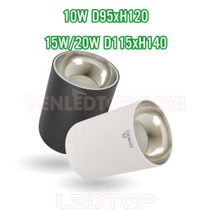 Đèn led ống bơ chiếu rọi Emerald Kingled